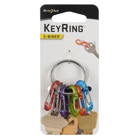 Nite Ize 2023 Nite Ize Keyring S-Biner NIT-KRG2-11-R3